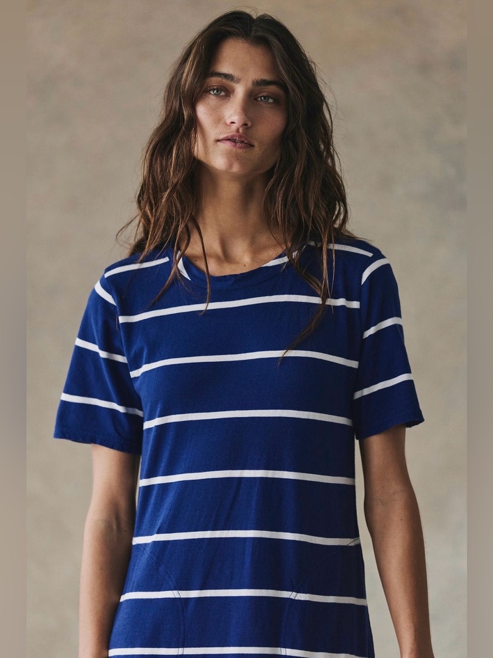 Free People Sleek and Striped Cotton-Jersey Maxi Dress - Picture 4 of 11